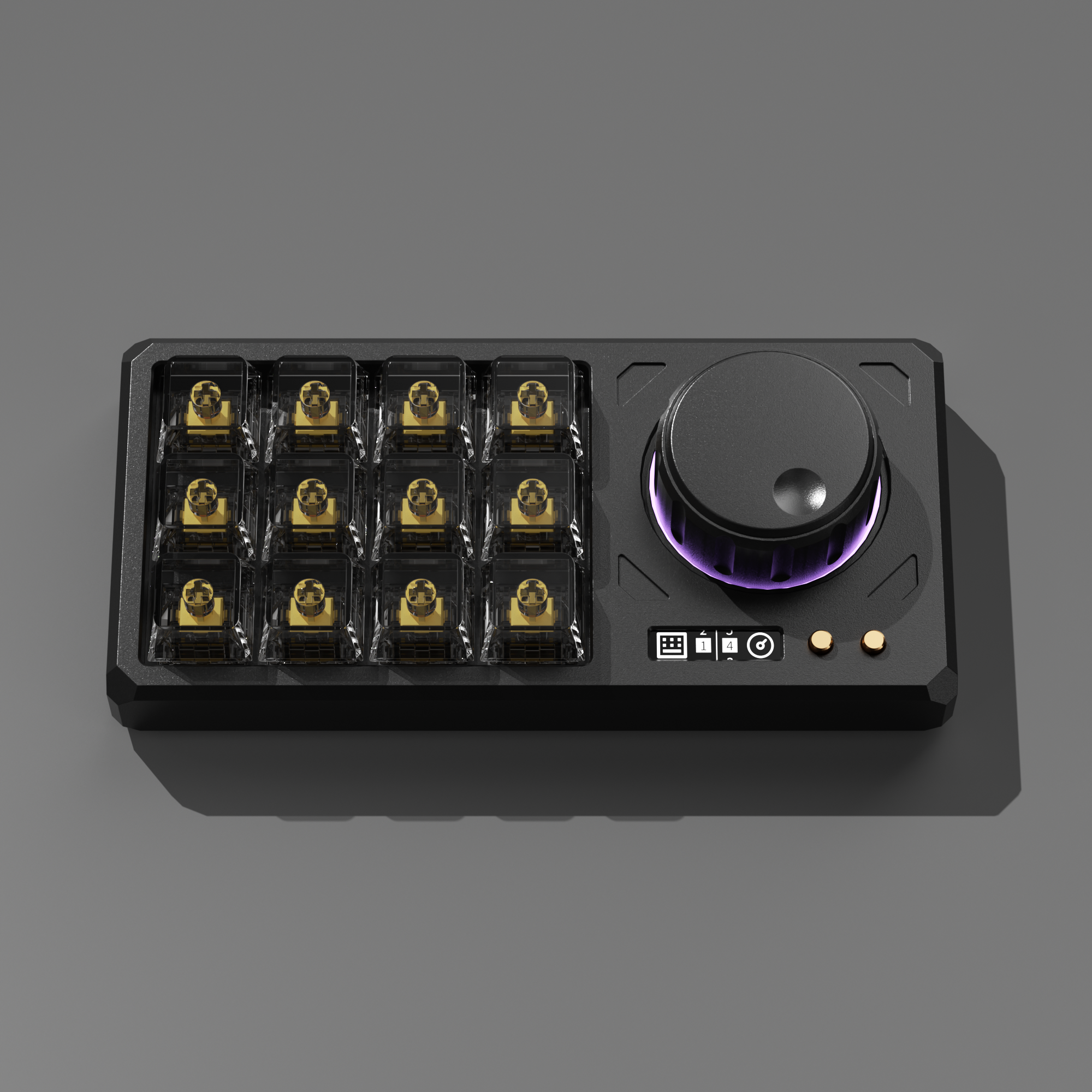 ForcePad Motorized Knob Mechanical Keyboard