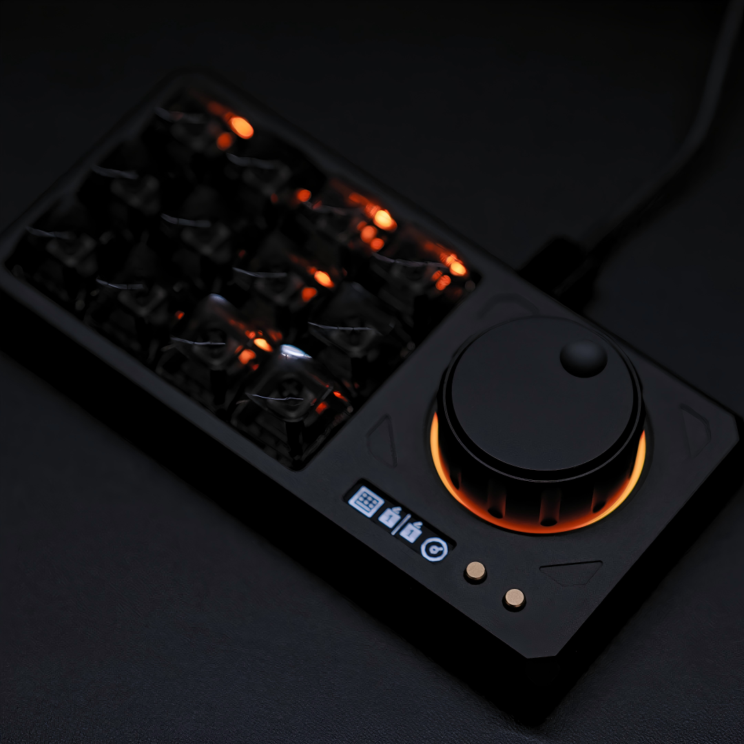 ForcePad Motorized Knob Mechanical Keyboard