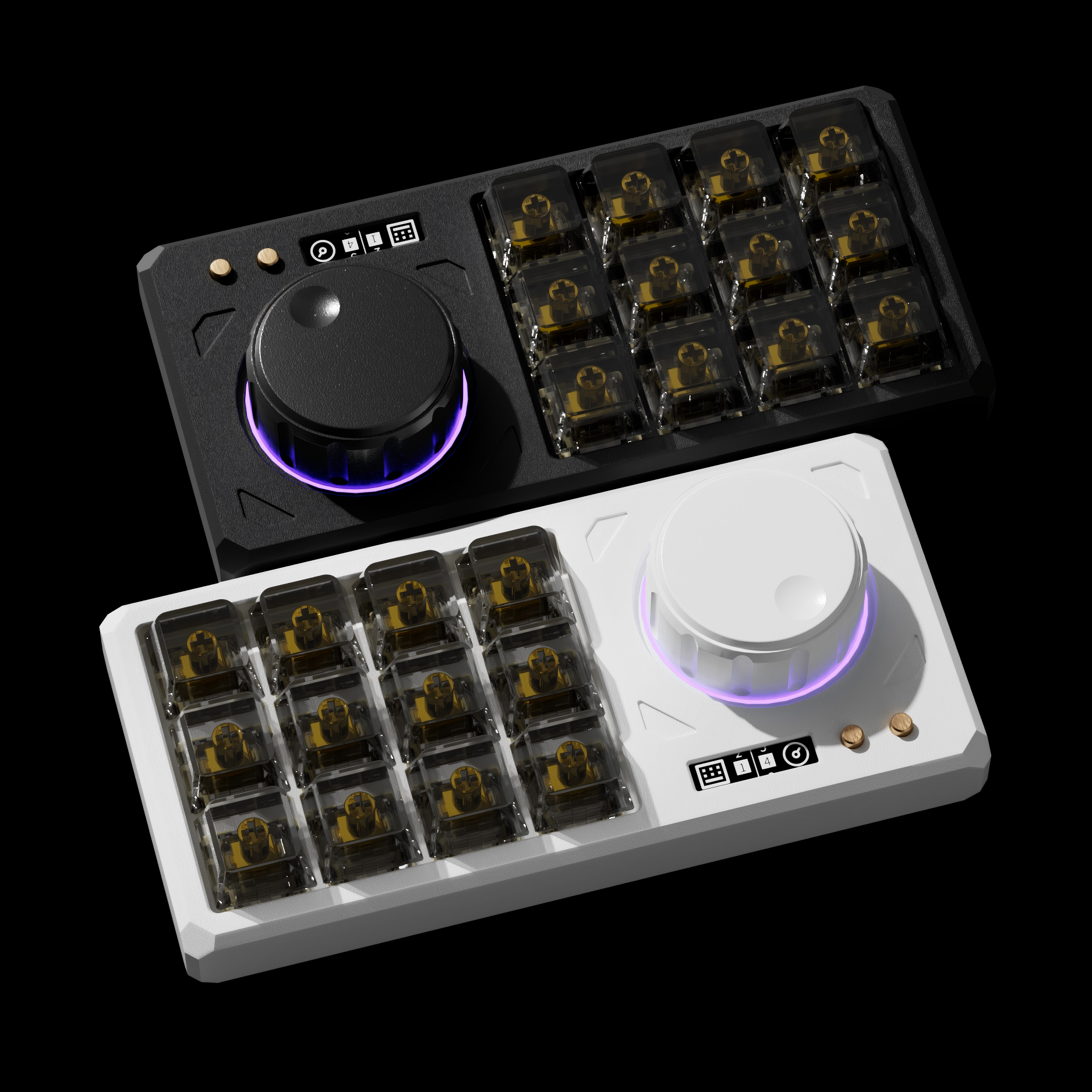 ForcePad Motorized Knob Mechanical Keyboard
