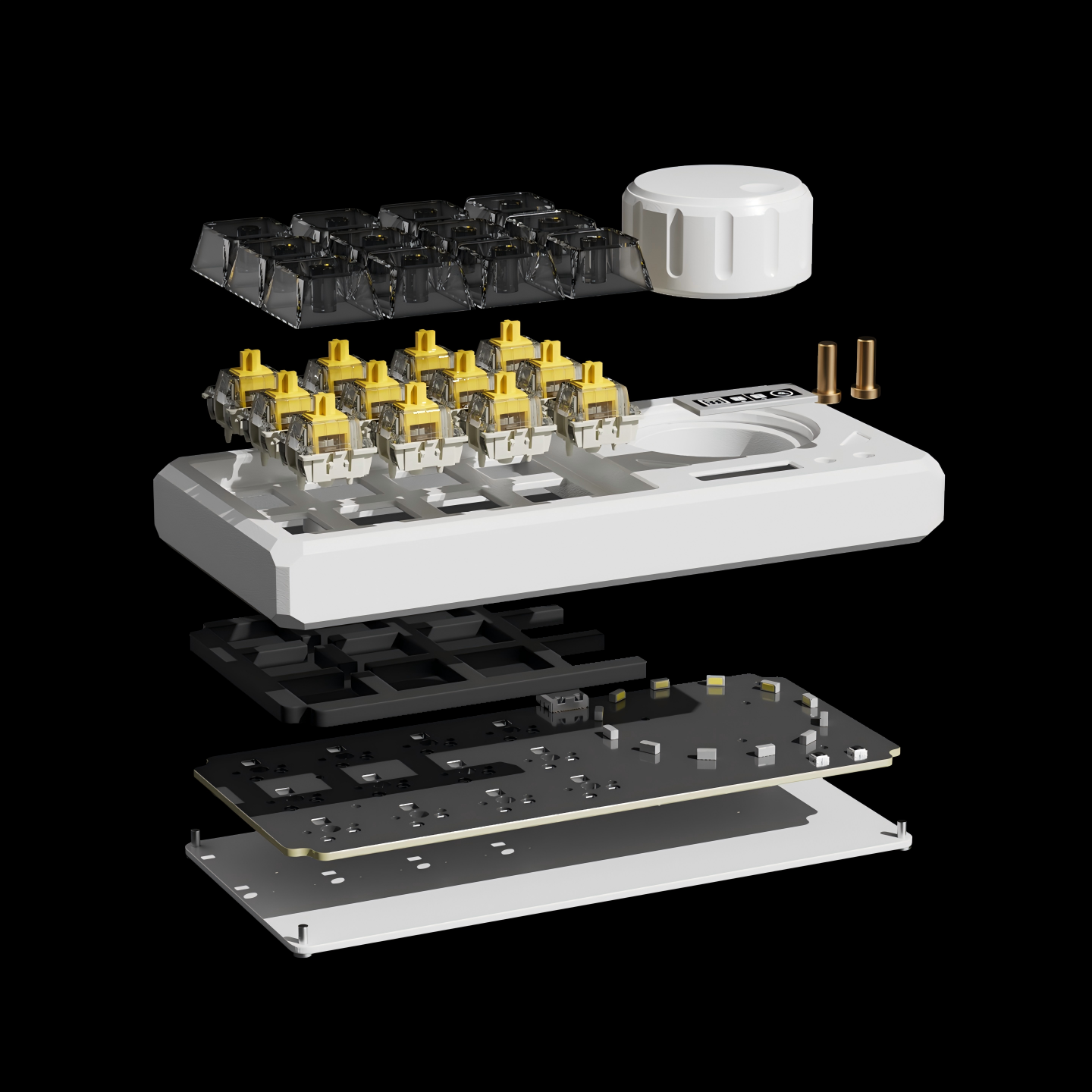 ForcePad Motorized Knob Mechanical Keyboard